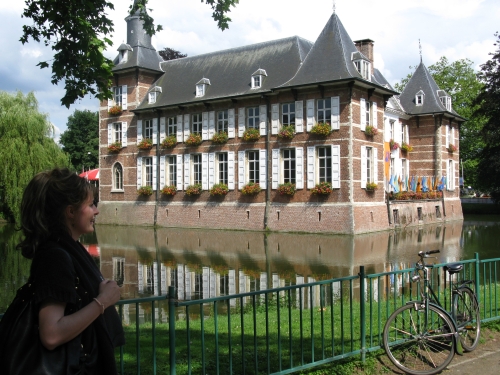 Ester and a house with a moat