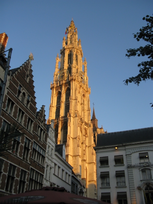 Sunset Spire, Cathedral of Our Lady, Antwerp